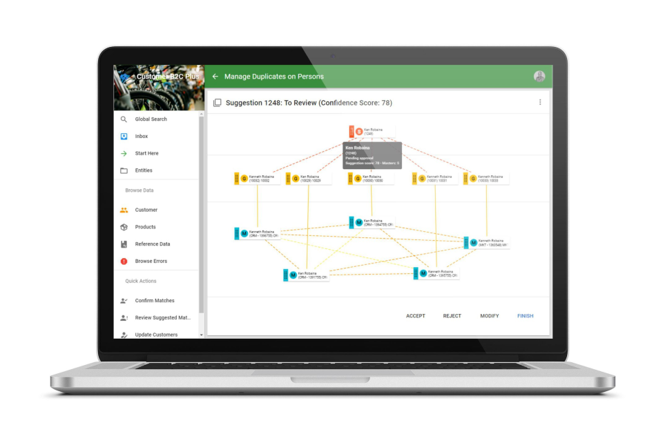screenshot of Semarchy xDM